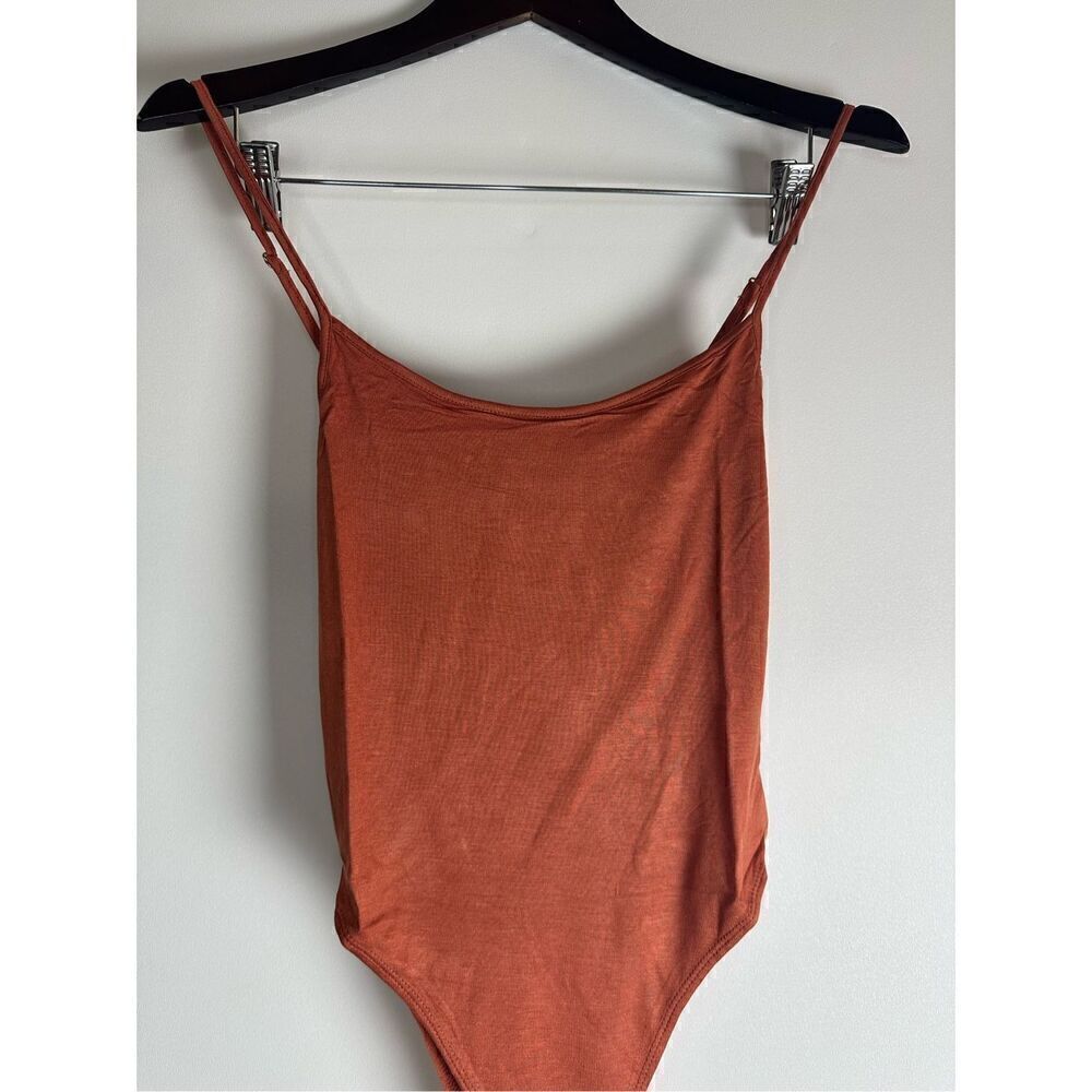 Rust Spaghetti Strap Bodysuit - Picture 5 of 8